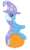 Size: 4600x7600 | Tagged: safe, artist:sofunnyguy, trixie, pony, unicorn, g4, absurd resolution, female, halloween, mare, pumpkin, simple background, sitting, solo, transparent background, vector