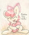 Size: 690x826 | Tagged: safe, artist:slightlyshade, apple bloom, g4, eyes closed, female, happy, sitting, solo, traditional art