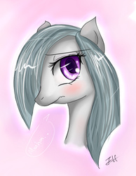 Size: 570x733 | Tagged: safe, artist:dashy21, marble pie, earth pony, pony, g4, female, pie family, solo