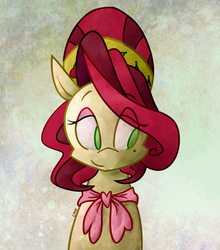 Size: 1024x1165 | Tagged: safe, artist:cinnamonsand, cherry jubilee, earth pony, pony, g4, female, mare, solo