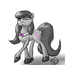 Size: 1000x1000 | Tagged: safe, artist:m_d_quill, octavia melody, g4, backwards cutie mark, female, solo