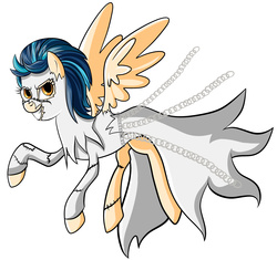 Size: 2677x2516 | Tagged: safe, artist:itsnotdaijoubu, indigo zap, ghost, pegasus, pony, equestria girls, g4, my little pony equestria girls: friendship games, bedsheet ghost, clothes, costume, equestria girls ponified, female, halloween, high res, looking at you, ponified, solo
