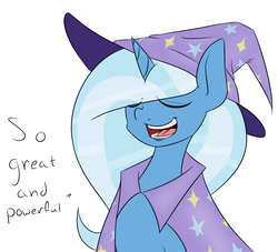 Size: 2600x2361 | Tagged: safe, artist:psicarii, trixie, pony, unicorn, g4, female, high res, mare, simple background, solo, trixie's cape, trixie's hat
