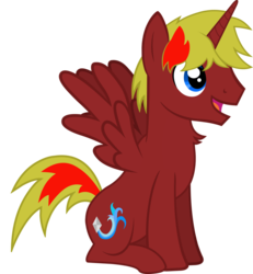 Size: 860x929 | Tagged: safe, artist:cutsieart, oc, oc only, oc:scoots, alicorn, pony, alicorn oc, donut steel, male, stallion