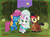 Size: 4340x3180 | Tagged: safe, artist:rainihorn, apple bloom, scootaloo, sweetie belle, platypus, pony, g4, my little pony: friendship is magic, scare master, cutie mark crusaders, halloween, holiday, jack-o-lantern, magic, marie antoinette, messy, messy eating, nightmare night, photo, pumpkin, wig, wonderbolts uniform