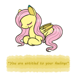 Size: 500x500 | Tagged: safe, artist:selective-yellow, fluttershy, pegasus, pony, g4, eyes closed, female, mare, ponypeptalk, prone, simple background, smiling, solo, white background