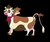 Size: 2057x1737 | Tagged: safe, arizona (tfh), daisy jo, cow, them's fightin' herds, g4, cloven hooves, community related, female, fusion, two heads, udder, we have become one