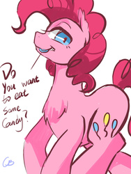 Size: 1500x2000 | Tagged: safe, artist:crazy bush, pinkie pie, g4, candy, female, solo