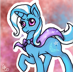 Size: 400x394 | Tagged: safe, artist:yeoling, trixie, pony, unicorn, g4, female, mare, solo