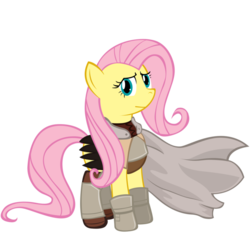 Size: 894x894 | Tagged: safe, artist:bouxn, fluttershy, g4, armor, crossover, dragon's dogma, female, mercedes, solo