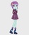 Size: 876x1065 | Tagged: safe, artist:starblast33, sunny flare, equestria girls, g4, my little pony equestria girls: friendship games, animated in description, clothes, cute, female, looking at you, school uniform, smiling, solo