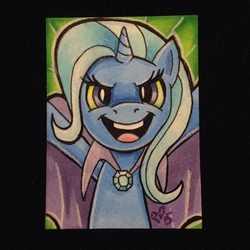 Size: 1080x1080 | Tagged: safe, artist:christadoodles, trixie, pony, unicorn, g4, female, mare, solo, traditional art