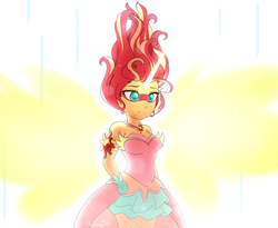 Size: 1024x841 | Tagged: safe, artist:drsunnybun, sunset shimmer, equestria girls, g4, my little pony equestria girls: friendship games, daydream shimmer, female, solo