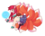 Size: 1040x834 | Tagged: safe, artist:kkitsu, oc, earth pony, fox, fox pony, hybrid, kitsune, kitsune pony, original species, pony, ahri, backpack, blouse, clothes, crossover, league of legends, magic, plaid, ponified, red hair, skirt, socks, whisker markings