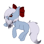 Size: 150x150 | Tagged: safe, artist:griffigroff, oc, oc only, oc:tomoda shi, ghost, animated, female, filly