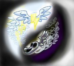 Size: 717x640 | Tagged: safe, artist:shadow strike, logo, shadowbolts, wonderbolts, yin-yang