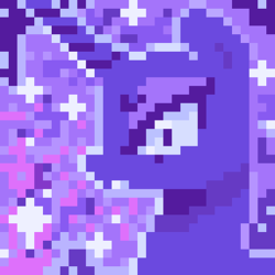 Size: 256x256 | Tagged: safe, artist:darkflame75, princess luna, g4, female, pixel art, solo