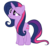 Size: 3000x2746 | Tagged: safe, fluttershy, twilight sparkle, pony, unicorn, g4, alternate hairstyle, female, high res, mane swap, palette swap, race swap, solo, swapped cutie marks, unicorn fluttershy, unicorn twilight