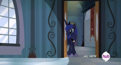 Size: 840x454 | Tagged: safe, screencap, princess luna, for whom the sweetie belle toils, g4, animation error, double wings, multiple wings