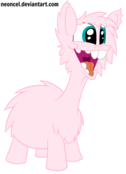 Size: 1024x1414 | Tagged: safe, artist:neoncel, oc, oc only, oc:fluffle puff, dat face, solo, what has science done