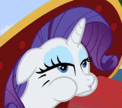 Size: 434x382 | Tagged: safe, screencap, rarity, pony, g4, lesson zero, season 2, animated, cropped, female, loop, out of context, solo