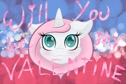 Size: 1280x853 | Tagged: safe, artist:multiponi, oc, oc only, oc:cotton candy, pony, solo, valentine's day