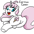 Size: 120x120 | Tagged: safe, artist:alazak, oc, oc only, oc:cotton candy, butt, pixel art, plot, solo