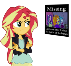 Size: 923x865 | Tagged: safe, artist:digiradiance, artist:owlisun, adagio dazzle, aria blaze, sonata dusk, sunset shimmer, equestria girls, g4, my little pony equestria girls: rainbow rocks, my past is not today, simple background, the dazzlings, transparent background, unamused