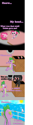 Size: 1336x4976 | Tagged: safe, pinkie pie, spike, vocational death cruise, g4, ask-stoner-spike, crate, cruise, life preserver, santalestia, the legend of zelda