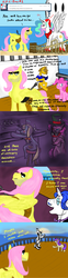 Size: 852x3416 | Tagged: safe, artist:ask-pinkietard, artist:ask-santalestia, artist:asklaurastuff, artist:brightchimeradragon, artist:gunrunner, artist:justaskflutterguy, fancypants, fluttershy, oc, oc:gunrunner, vocational death cruise, g4, apple cider, bar, cruise, day, flutterguy, pinkietard, rule 63, santalestia, weapon, wingboner