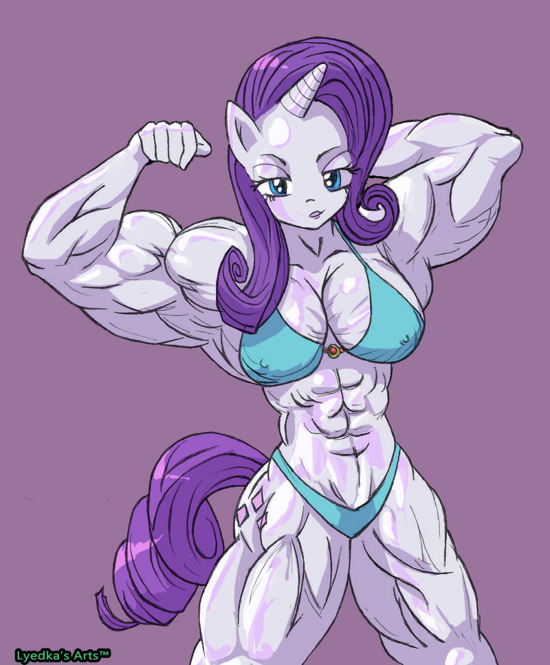 Muscle Girl Drawing