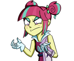 Size: 1600x1333 | Tagged: safe, artist:pixsoda, sour sweet, equestria girls, g4, my little pony equestria girls: friendship games, angry, female, solo, sour rage
