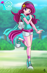 Size: 1030x1600 | Tagged: safe, artist:mauroz, oc, oc only, oc:radiance light, human, clothes, converse, humanized, humanized oc, my little pony logo, shoes, sneakers, solo
