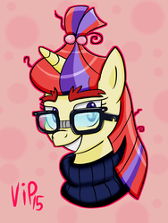 Size: 1500x2000 | Tagged: safe, artist:pixsoda, moondancer, pony, unicorn, g4, female, grin, mare, smiling, solo