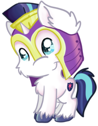 Size: 1961x2512 | Tagged: safe, artist:cutepencilcase, shining armor, pony, unicorn, g4, colt, cute, fluffy, male, shining adorable, simple background, smiling, solo, transparent background, younger