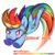 Size: 500x500 | Tagged: dead source, safe, artist:moneychan, rainbow dash, pegasus, pony, g4, female, flying, simple background, solo, transparent background