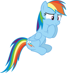 Size: 5512x6000 | Tagged: safe, artist:slb94, rainbow dash, g4, absurd resolution, excited, female, simple background, solo, transparent background, vector