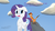 Size: 4109x2304 | Tagged: safe, artist:megaanimationfan, rarity, meerkat, pony, unicorn, g4, crossover, disney, do not want, floppy ears, hoof fluff, signature, the lion king, timon