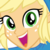 Size: 800x800 | Tagged: safe, artist:deathnyan, applejack, equestria girls, g4, close-up, cropped, faic, female, open mouth, simple background, solo, transparent background, vector