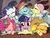 Size: 8000x6000 | Tagged: safe, artist:drawponies, applejack, fluttershy, gummy, pinkie pie, rainbow dash, rarity, spike, twilight sparkle, dragon, earth pony, pegasus, pony, unicorn, g4, absurd resolution, book, candle, cuddle puddle, cuddling, cute, dashabetes, diapinkes, eyes closed, female, filly, filly mane six, hat, jackabetes, male, mane seven, mane six, open mouth, pillow, raribetes, shyabetes, sleeping, smiling, snuggling, spikabetes, sweet dreams fuel, twiabetes, weapons-grade cute, younger