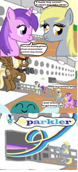 Size: 450x984 | Tagged: safe, amethyst star, bon bon, derpy hooves, soarin', sparkler, sweetie drops, parasprite, pegasus, pony, vocational death cruise, g4, blank space, cruise, female, fix, mare, money shot