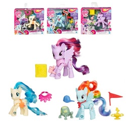 Size: 500x500 | Tagged: safe, coco pommel, rainbow dash, tank, twilight sparkle, alicorn, pony, g4, brushable, female, mare, toy, twilight sparkle (alicorn)