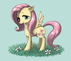 Size: 1300x1100 | Tagged: safe, artist:usuginu, fluttershy, g4, female, floppy ears, solo