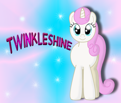 Size: 1955x1655 | Tagged: safe, artist:cyber-murph, twinkleshine, amending fences, g4, my little pony: friendship is magic, adorableshine, cute, female, looking at you, smiling, solo