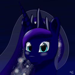 Size: 5000x5000 | Tagged: safe, artist:infiniteforever, princess luna, pony, g4, absurd resolution, female, solo