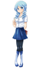 Size: 1279x2351 | Tagged: source needed, safe, artist:freedomthai, oc, oc only, oc:opuscule antiquity, human, female, humanized, solo