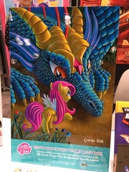 Size: 360x480 | Tagged: safe, fluttershy, dragon, g4, official, book, poster