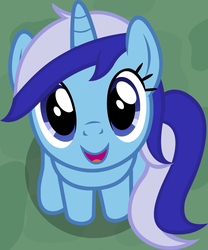 Size: 1046x1260 | Tagged: safe, artist:badumsquish, artist:reiduran, derpibooru exclusive, part of a set, minuette, pony, unicorn, g4, badumsquish is trying to murder us, badumsquish's kitties, cute, female, front view, looking at you, looking up, looking up at you, mare, minty fresh, minubetes, new rush, open mouth, open smile, romana, show accurate, sitting, smiling, smiling at you, solo, weapons-grade cute