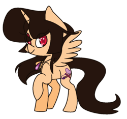 Size: 947x887 | Tagged: safe, artist:earthpony-cutie63, oc, oc only, oc:spring beauty, alicorn, pony, alicorn oc, chibi, solo