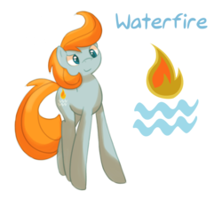 Size: 838x752 | Tagged: safe, artist:faeizumine, waterfire, g3, cutie mark, female, solo